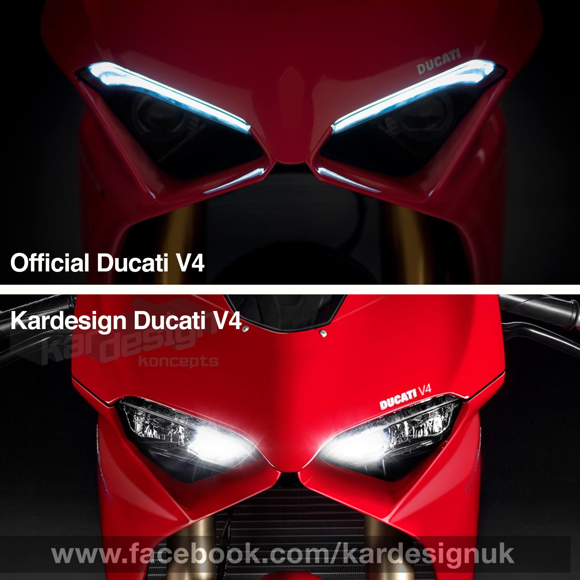 Panigale V4 headlights