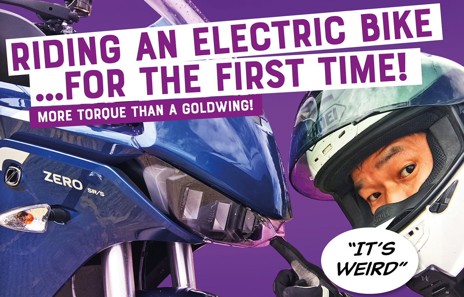 riding an electric bike for the first time